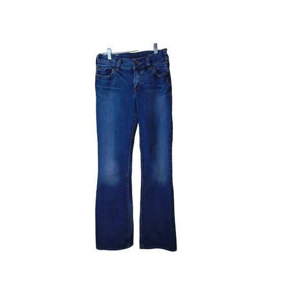 Silver Jeans Women Suki Sz W27/L32 Bootcut/Flare Leg Medium Wash - Picture 1 of 7